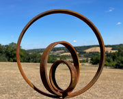 Trio Ring Sphere Sculpture