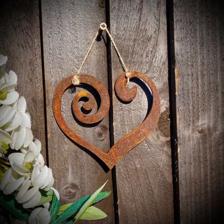 Curly Heart Wall Art