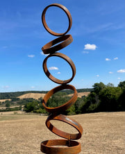 Balancing Rings Sculpture
