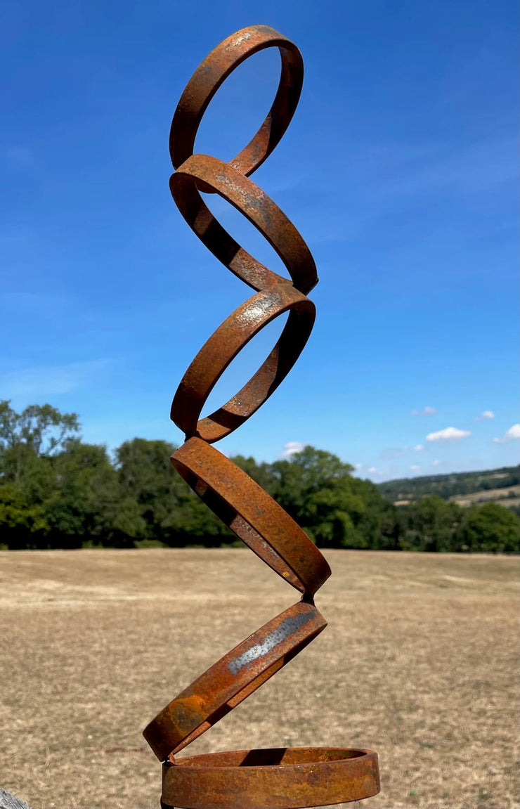 Balancing Rings Sculpture