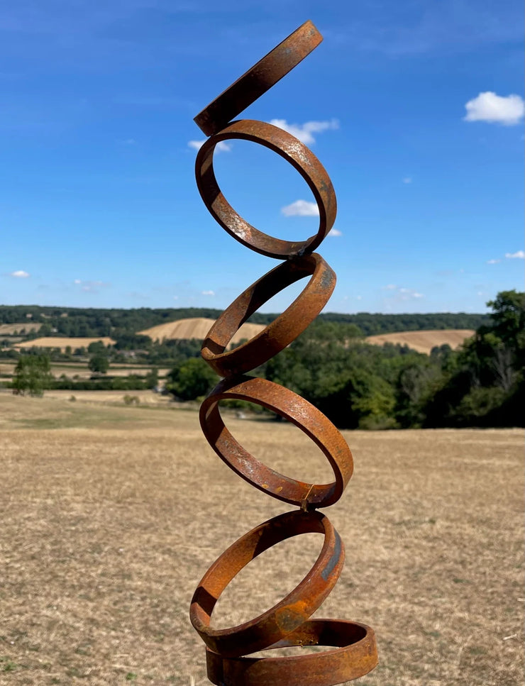 Balancing Rings Sculpture