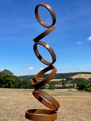 Balancing Rings Sculpture
