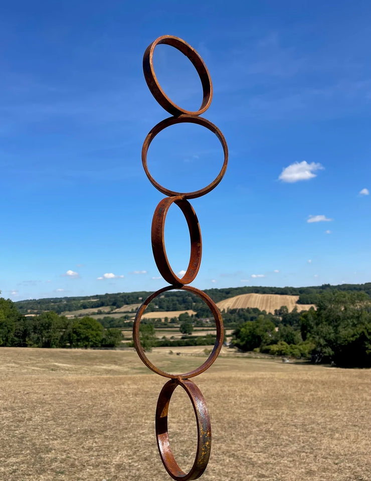 Vertical Ring Sculpture