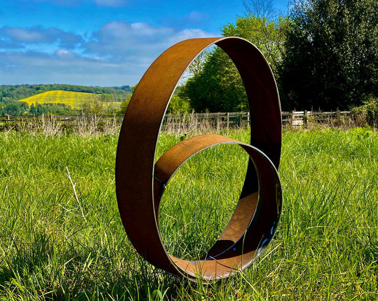 Ribbon Hoop Sculpture