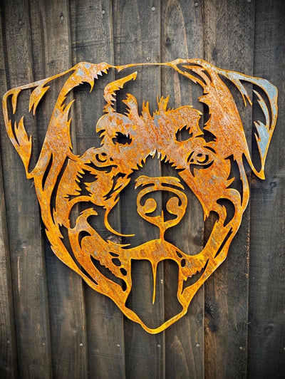 Rottweiler Head Wall Art