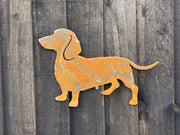 Large Dachshund Sausage Dog Wall Sign