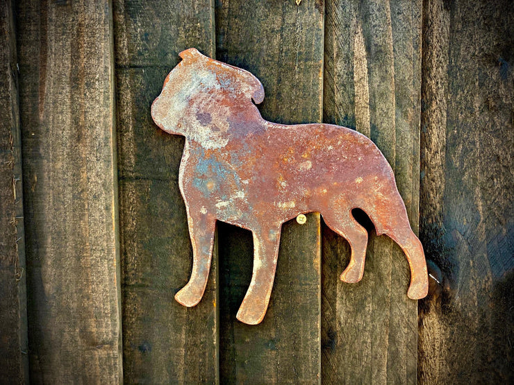 Large Staffordshire Bull Terrier Wall Sign