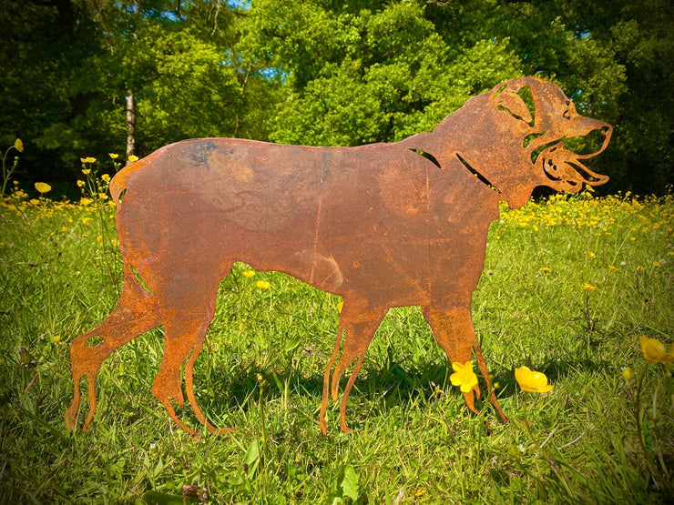 Rottweiler Garden Stake