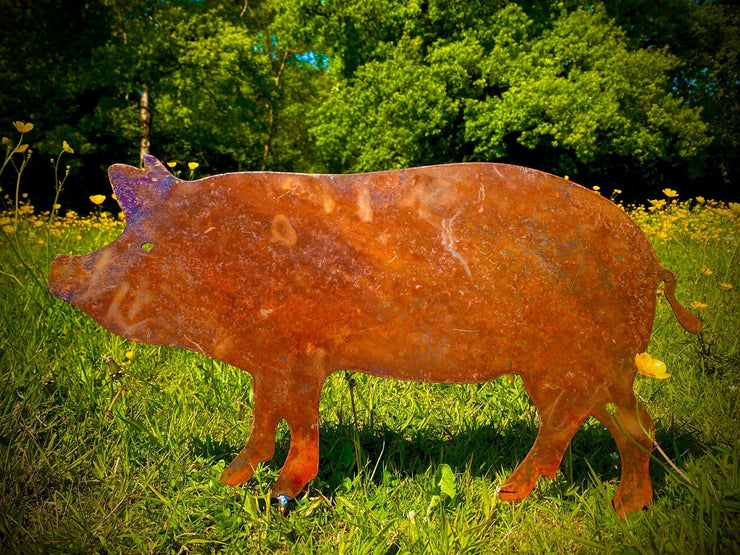 Medium Pig Garden Stake