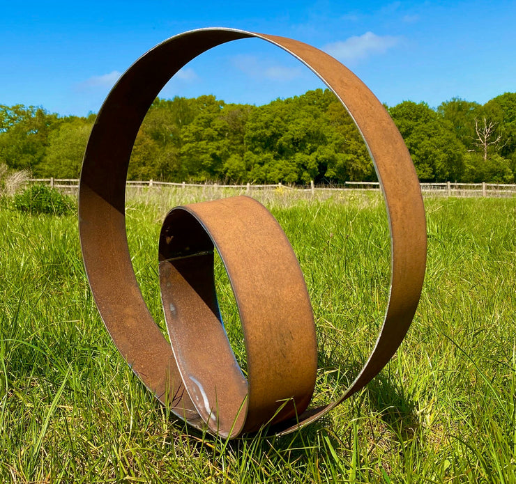Ribbon Hoop Sculpture