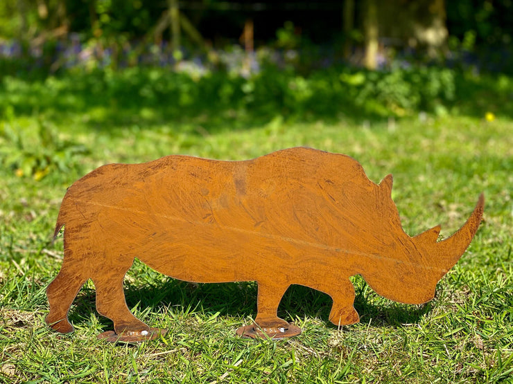 Rhino Garden Stake