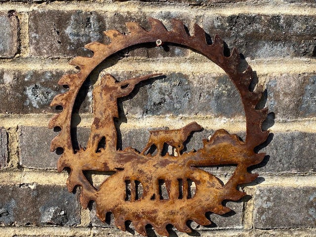 Exterior Rustic Dad Sign Dad   Shooting Countryside Game Keeper Garden Wall Art Sign Hanging Metal Rustic Art  Present
