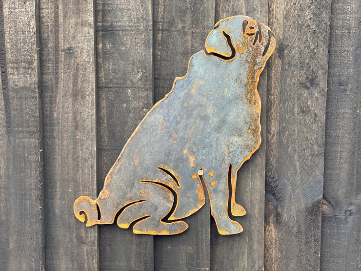 Large Pug Wall Art