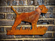Large Border Terrier Wall Art