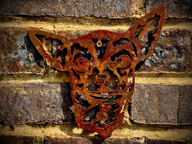 Medium Chihuahua Head Wall Art