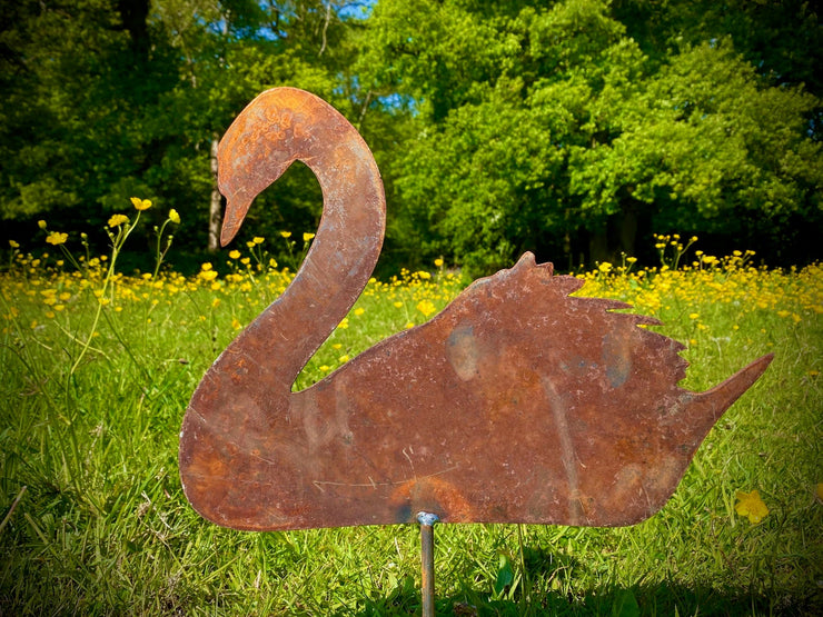 Swan Garden Stake