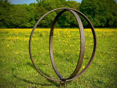 Medium Pair Of Rings Hoop Sculpture