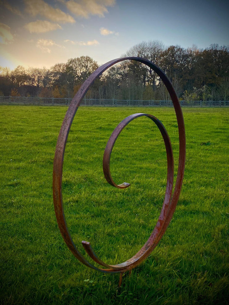 Curly Hoop Sculpture