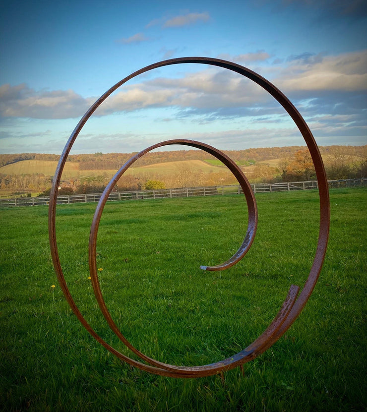 Curly Hoop Sculpture